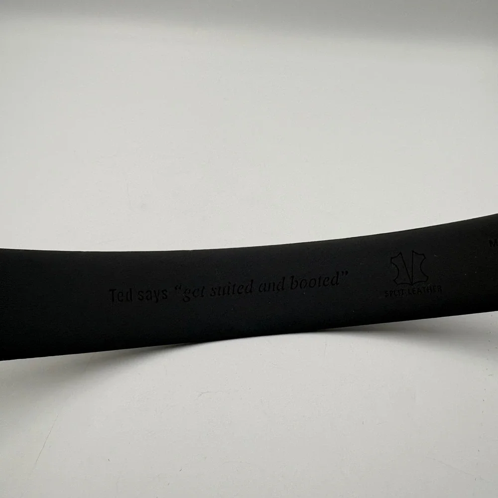 Ted Baker‎ London Mens Alligator Embossed Leather Belt Made in Italy 30 76cm